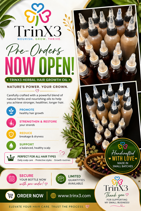 Trinx3 Herbal Hair Growth Oil 1oz